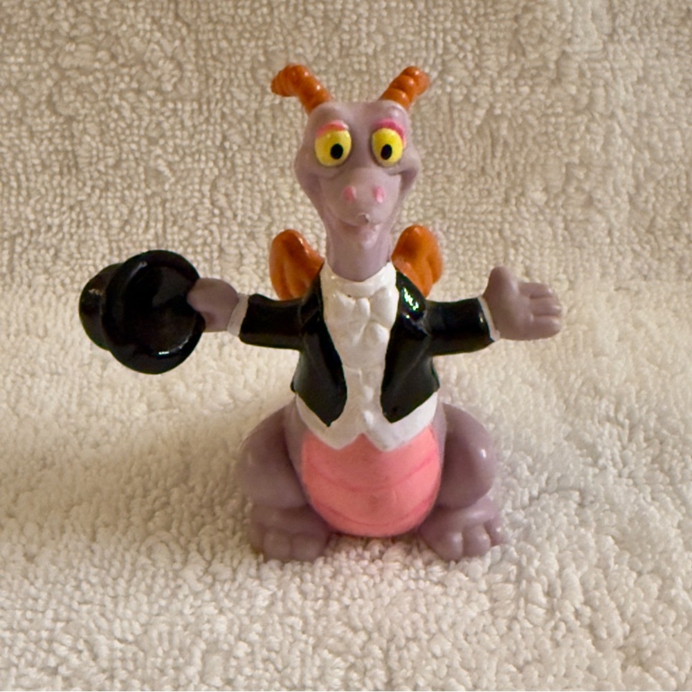 Figment the Dragon Tuxedo figure - Vintage 1982 Disney World Epcot Collectable